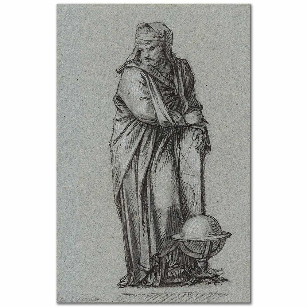 Pierre-Paul Prud'hon Bilim Alegorisi Kanvas Tablo
