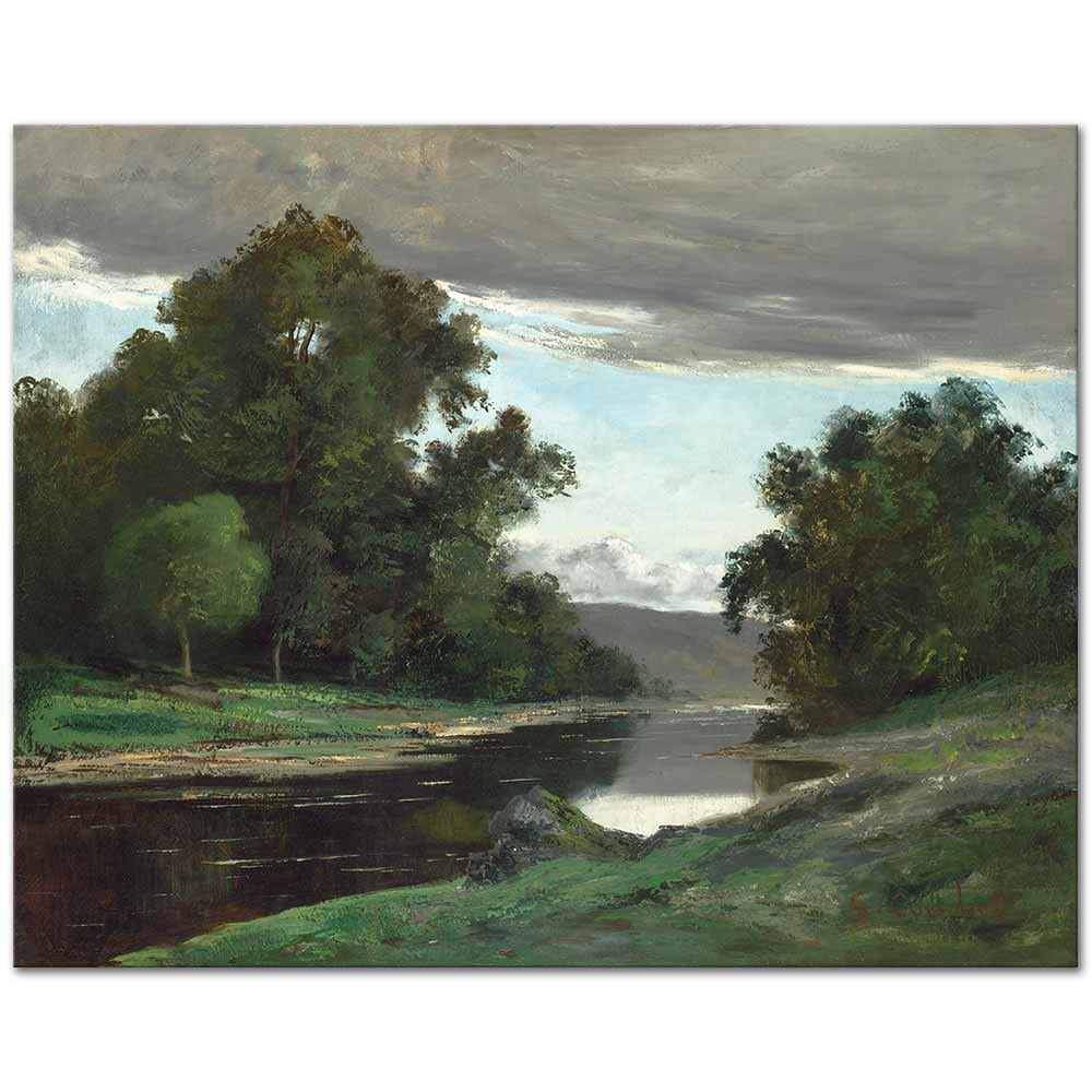 Gustave Courbet Peyzaj Kanvas Tablo