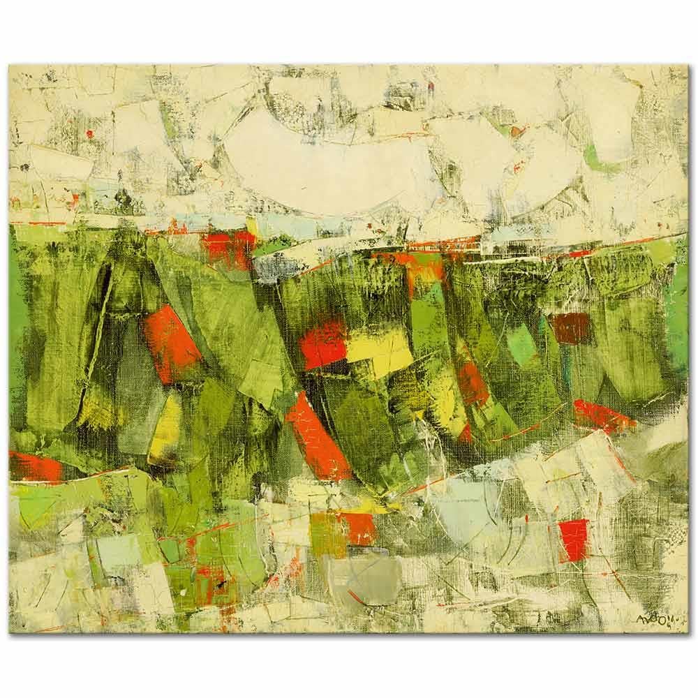 Mordecai Ardon Manzara Kanvas Tablo
