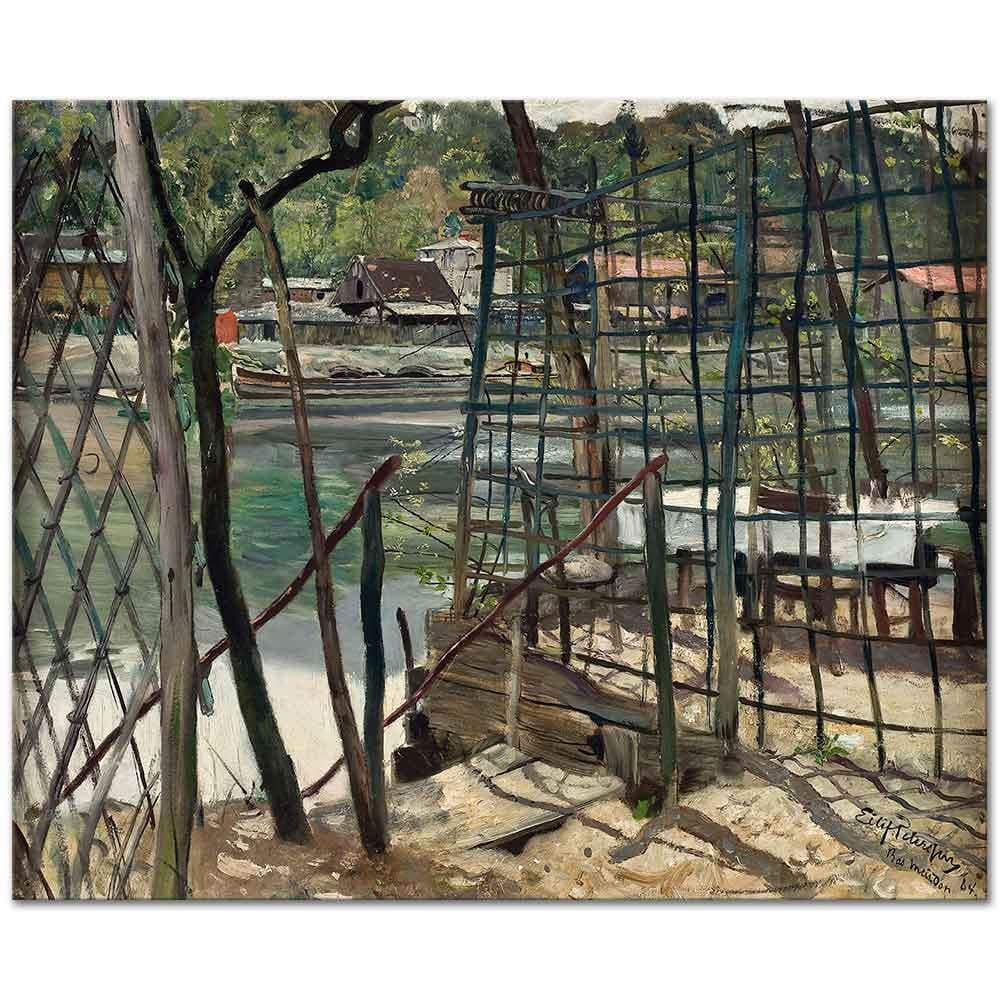 Eilif Peterssen Meudon'dan Manzara Fransa Kanvas Tablo