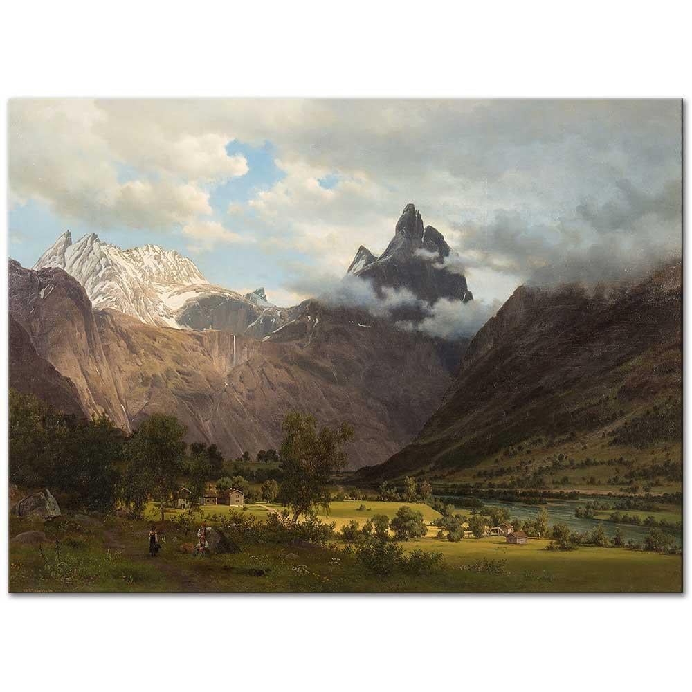Landscape from Romsdalen by Johan Fredrik Eckersberg as Art Print