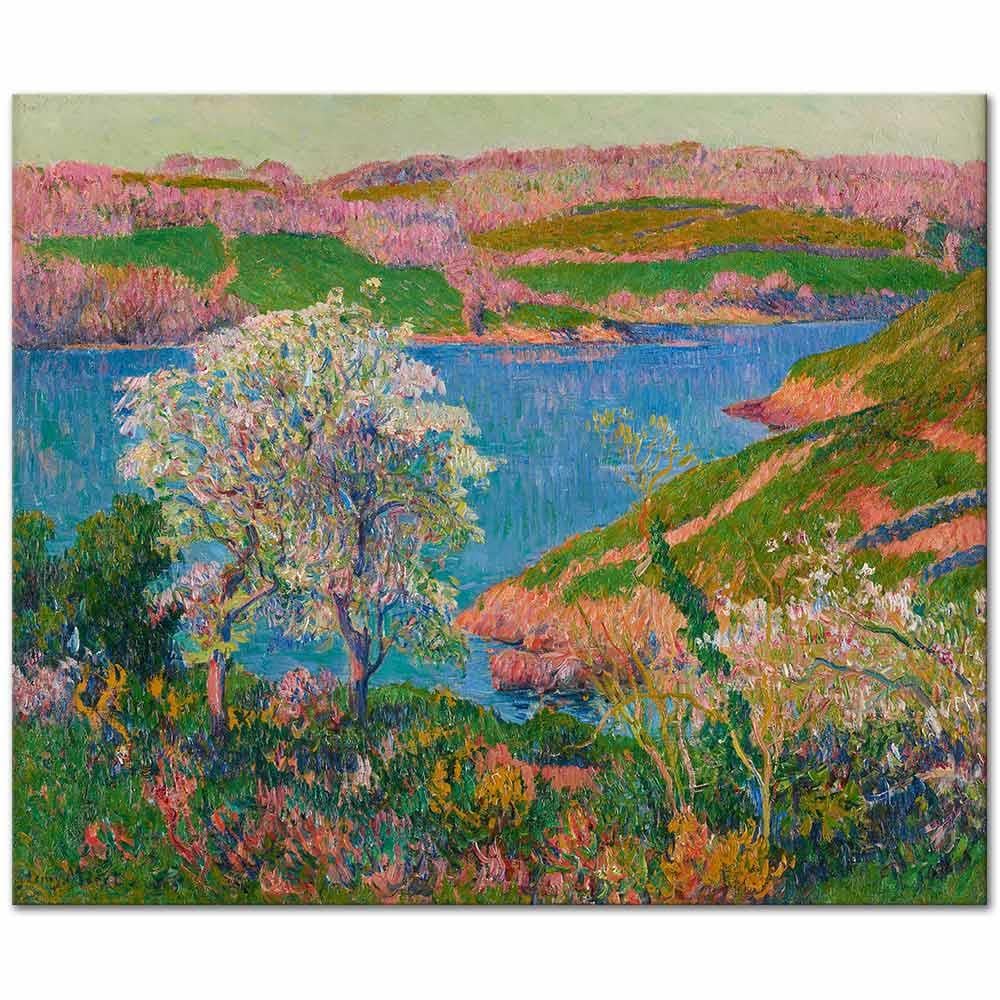 Henry Moret Goulineau Manzarası Kanvas Tablo