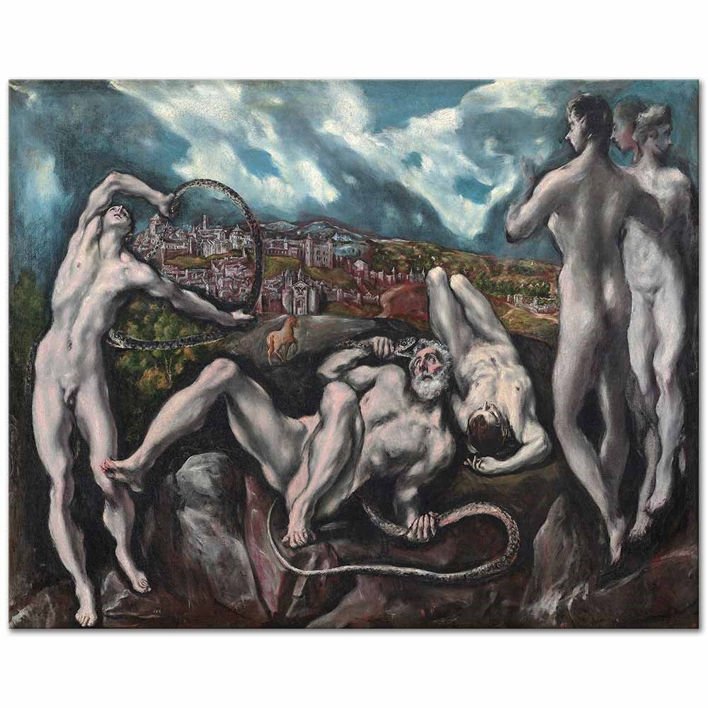 El Greco Laokon ve Oğulları Kanvas Tablo