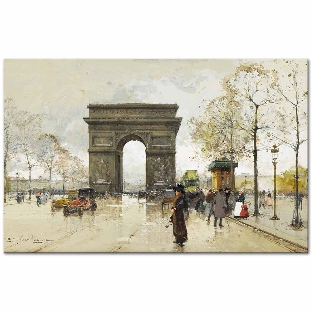 Eugene Galien-Laloue Zafer Takı 02 Kanvas Tablo