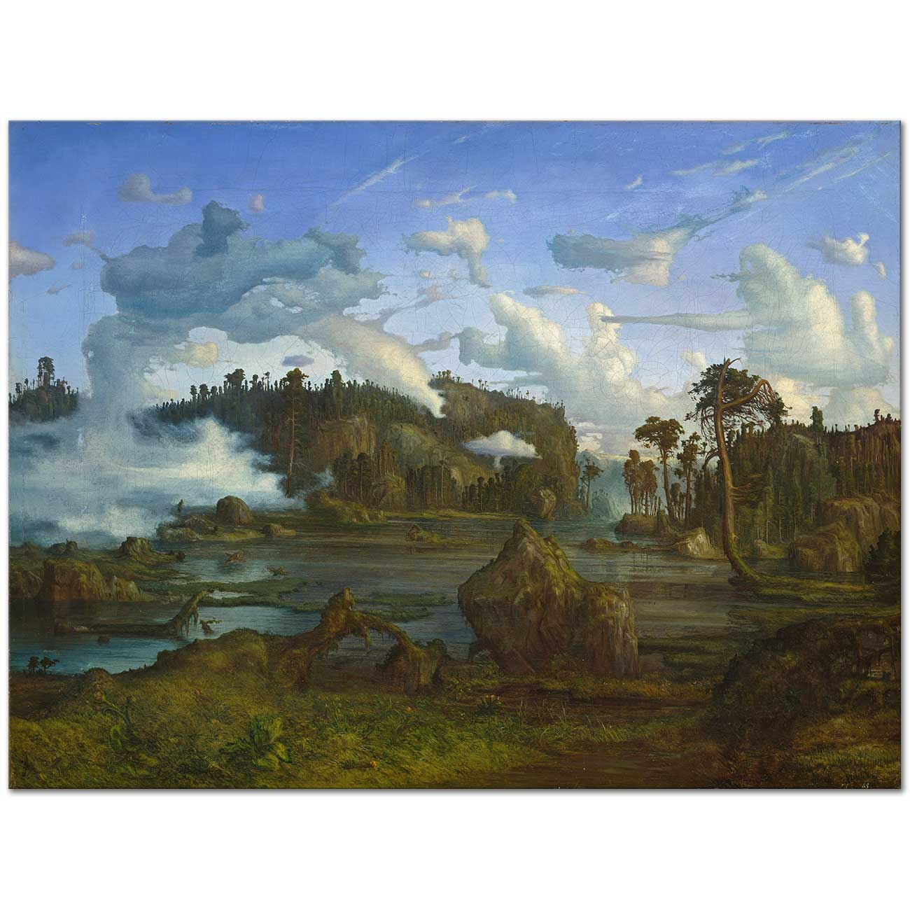 Lars Hertervig The Tarn Art Print