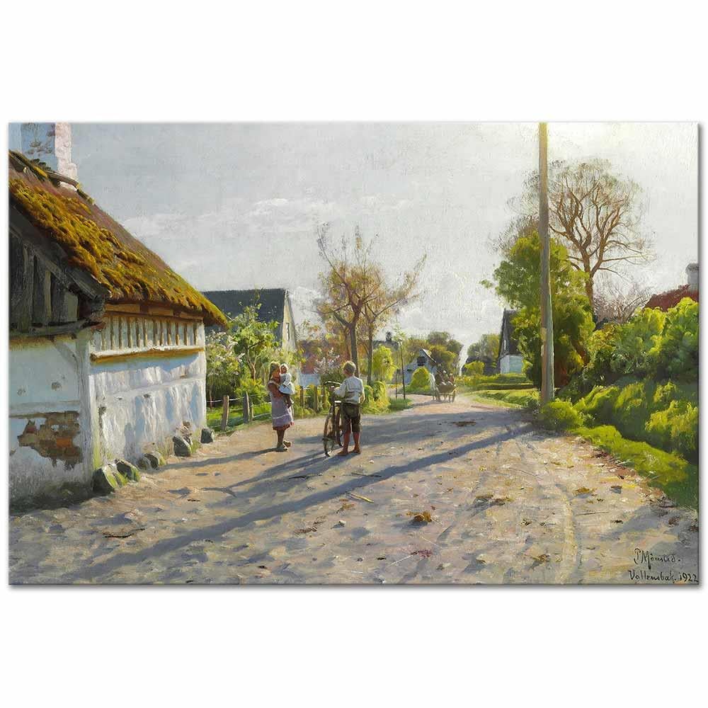 Peder Mørk Mønsted Bahar Sonu Kanvas Tablo