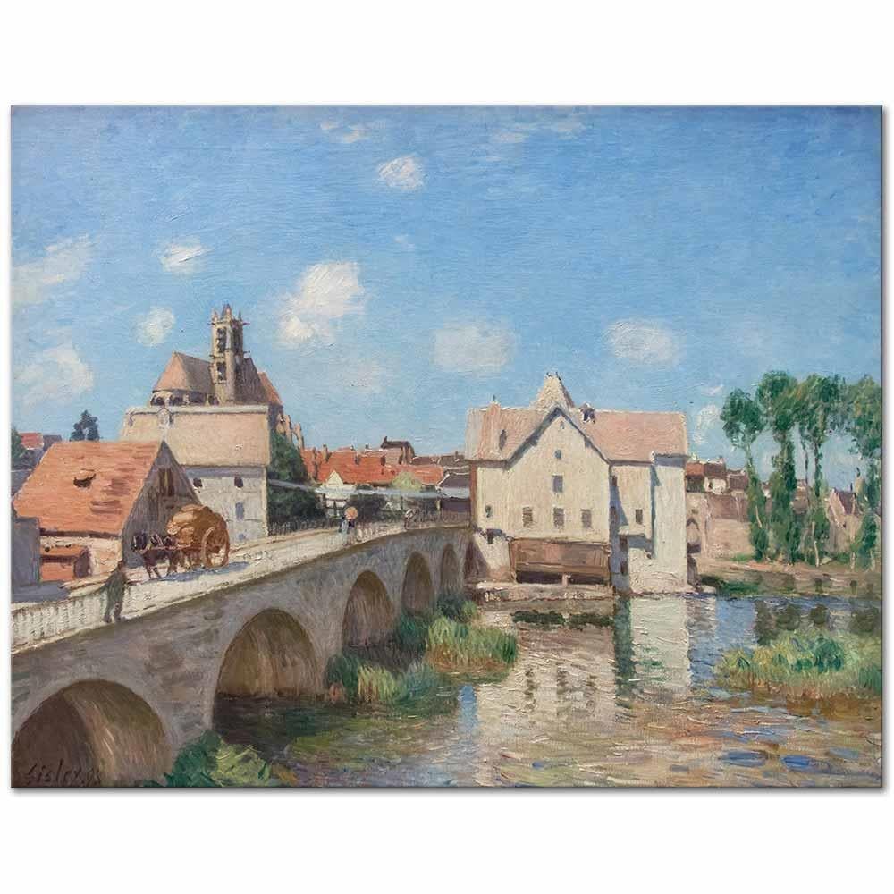 Le Pont de Moret by Alfred Sisley as Art Print