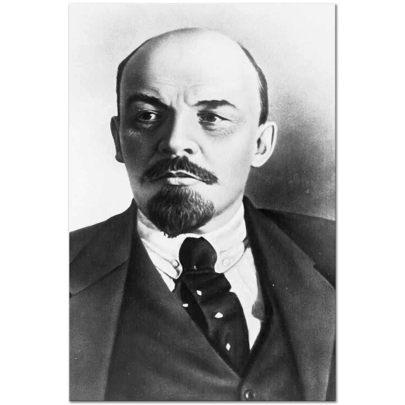 Lenin Portresi Kanvas Tablo