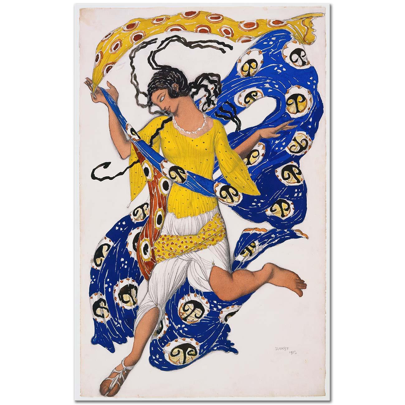 Leon Bakst The Butterfly (Costume Design for Anna Pavlova) Art Print