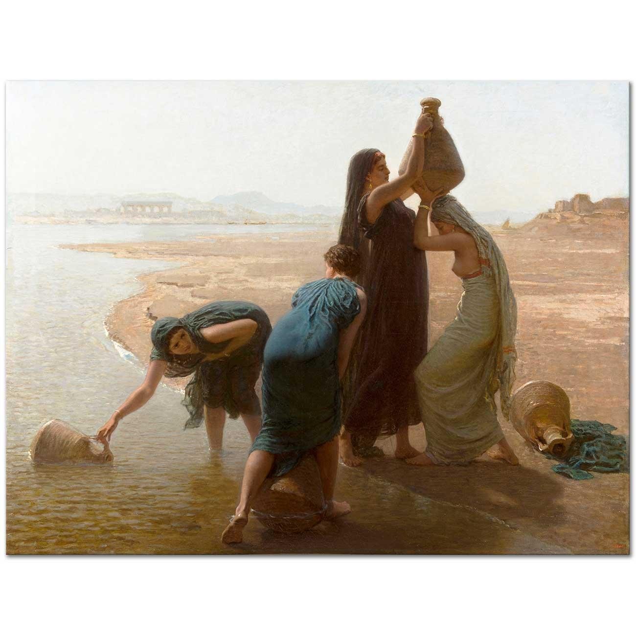 Fellaheen Women by the Nile by Leon Belly