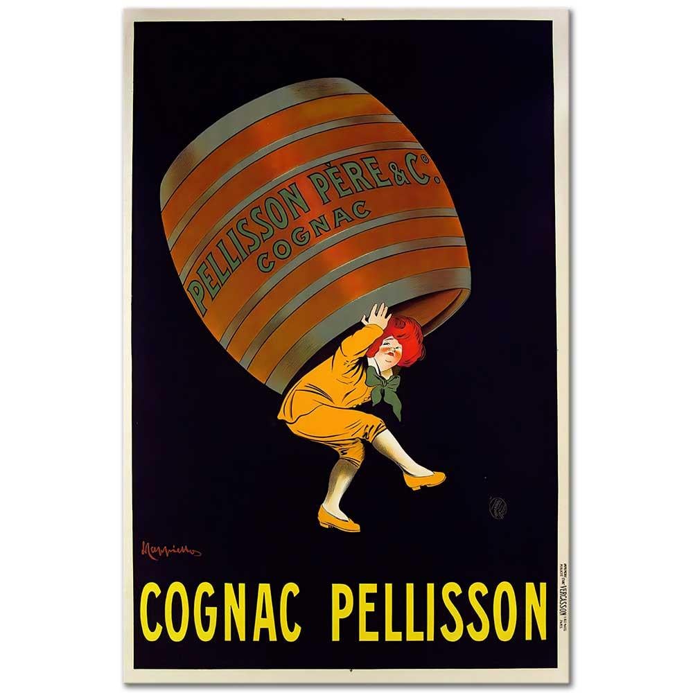 Leonetto Cappiello Konyak Pellisson Kanvas Tablo