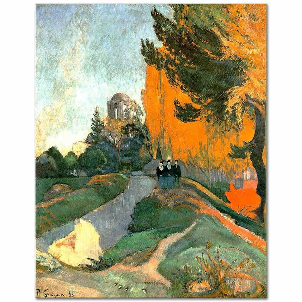 Paul Gauguin Les Alyscamps Arles Kanvas Tablo