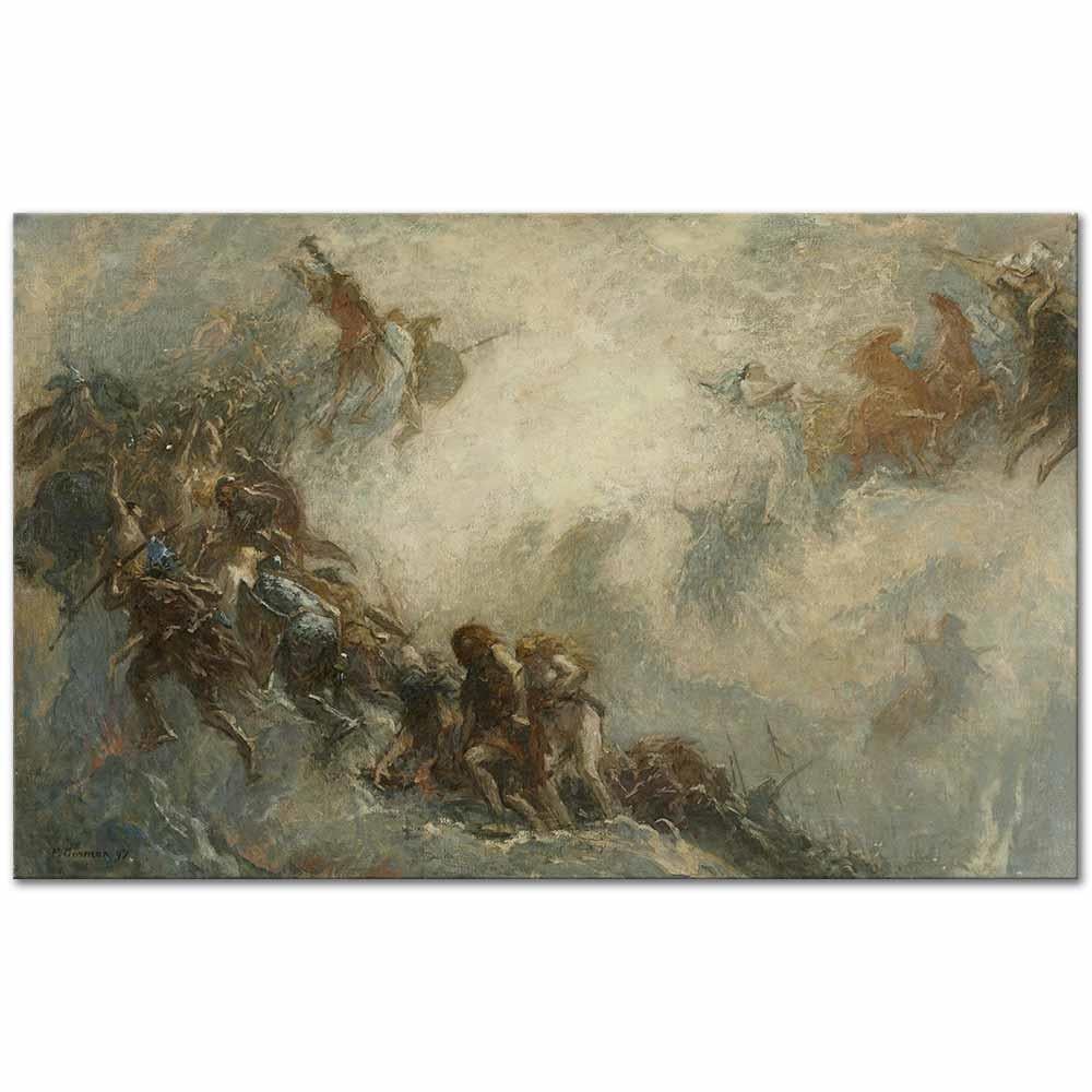 Fernand Cormon İnsan Irkları Kanvas Tablo