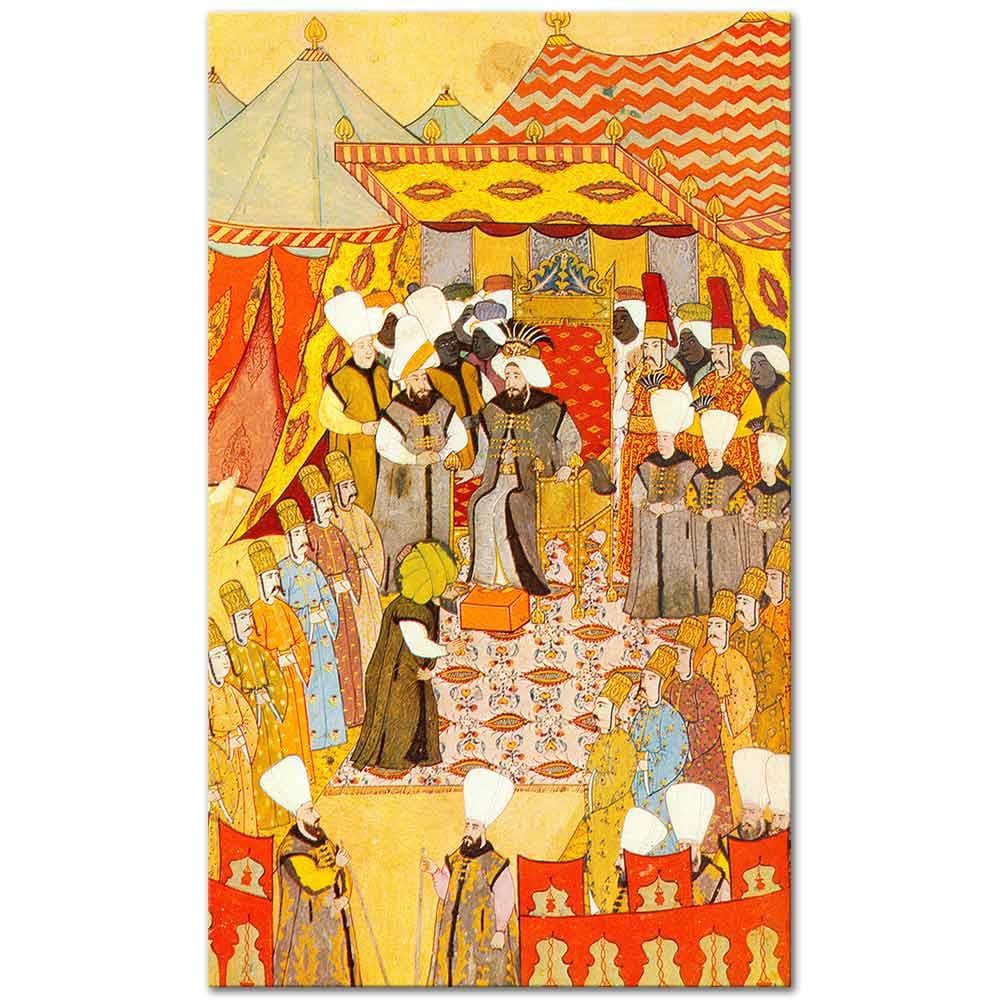 Levni Gift Presentation to Sultan Art Print