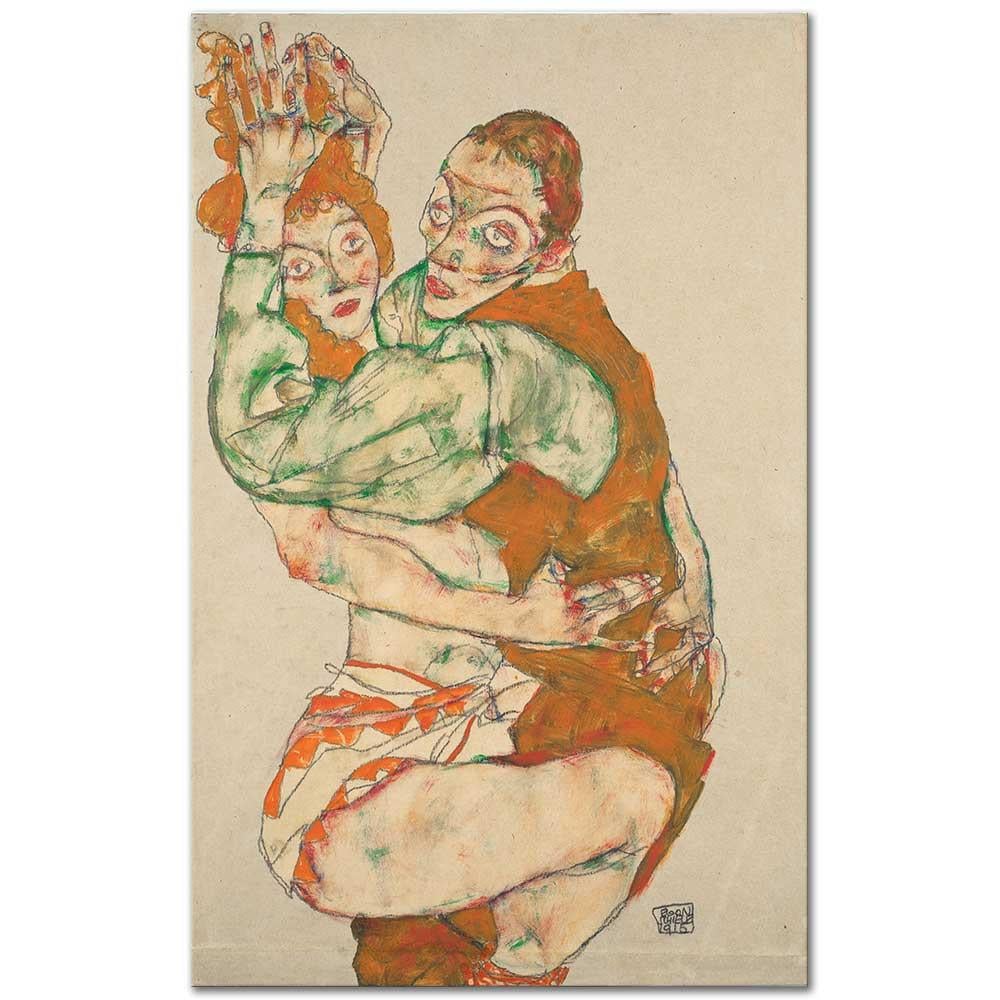 Lovemaking by Egon Schiele