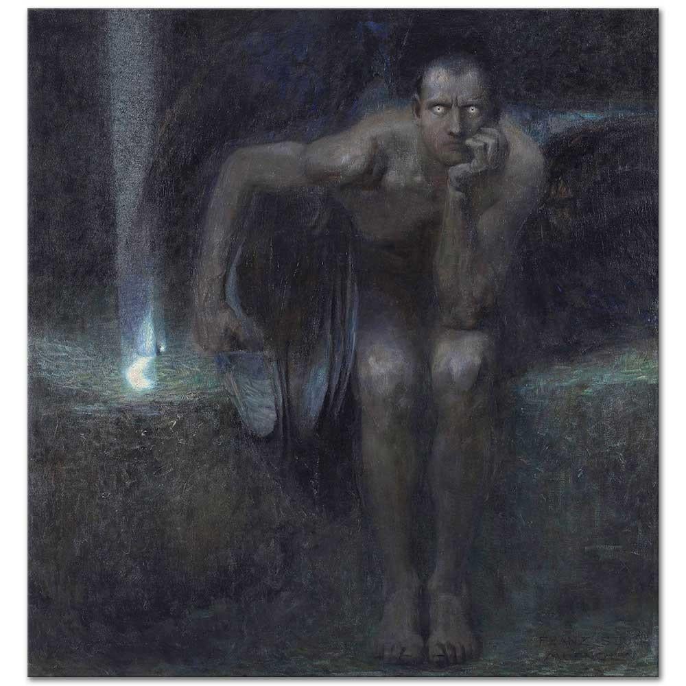 Lucifer by Franz von Stuck