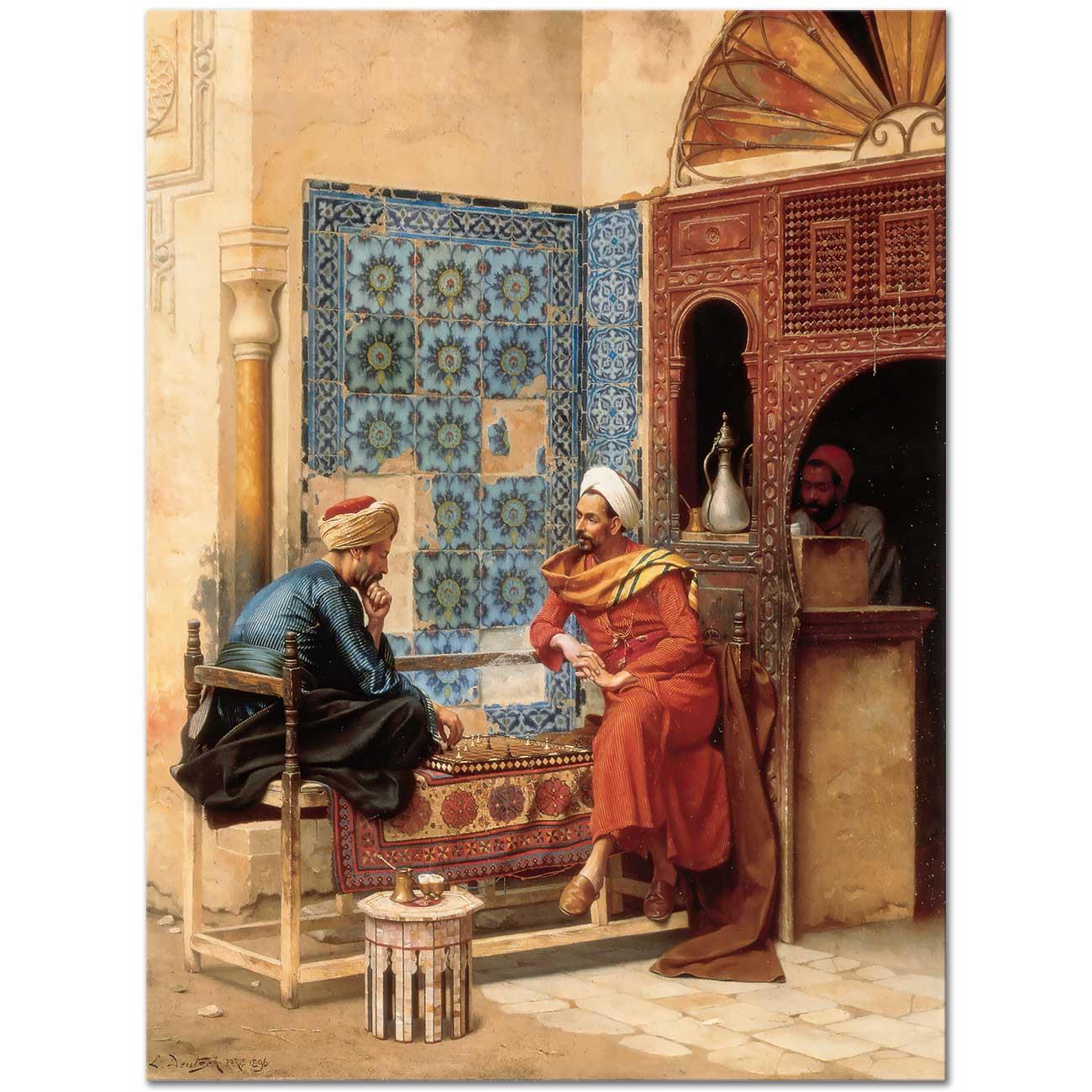 The Chess Game by Ludwig Deutsch