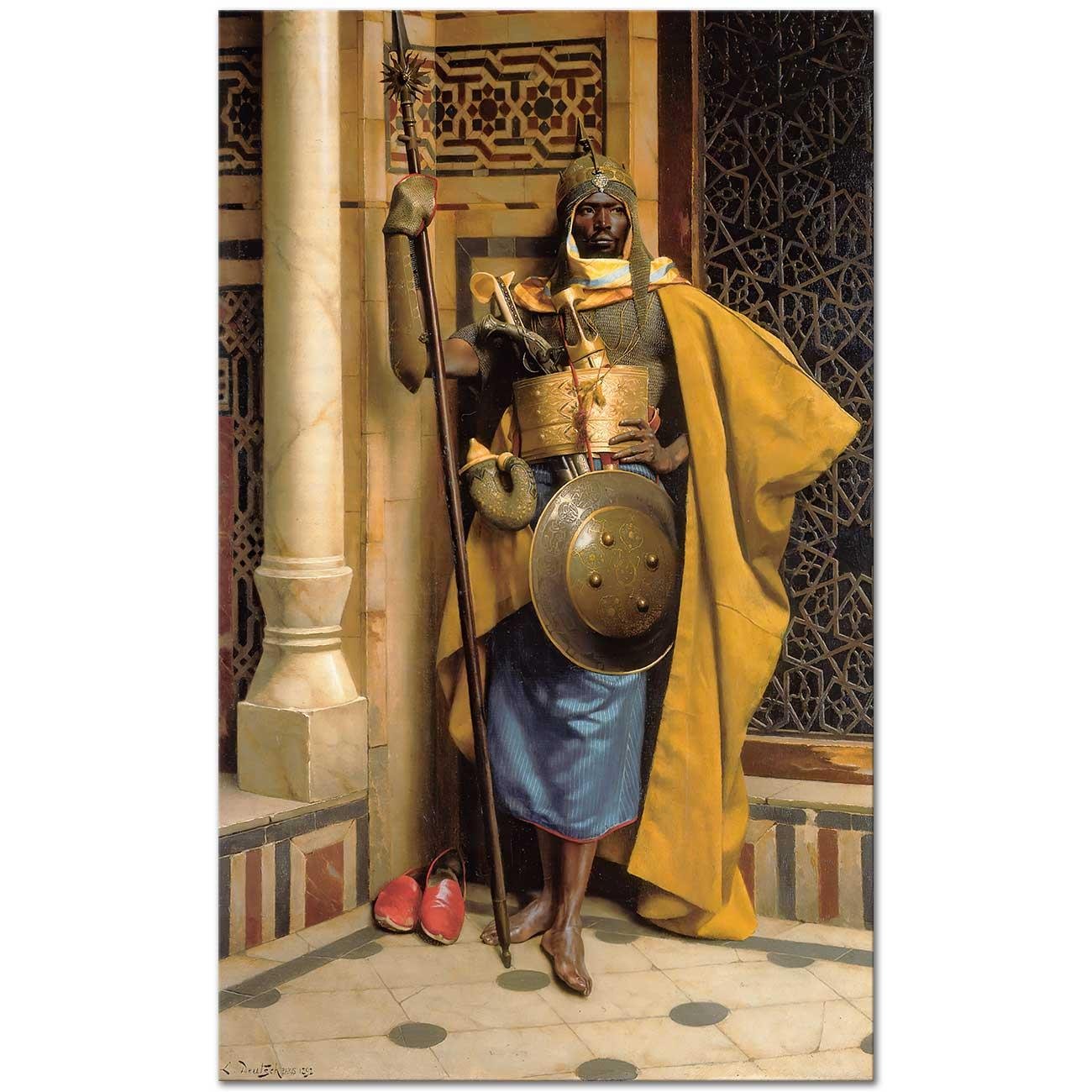 The Nubian Palace Guard by Ludwig Deutsch