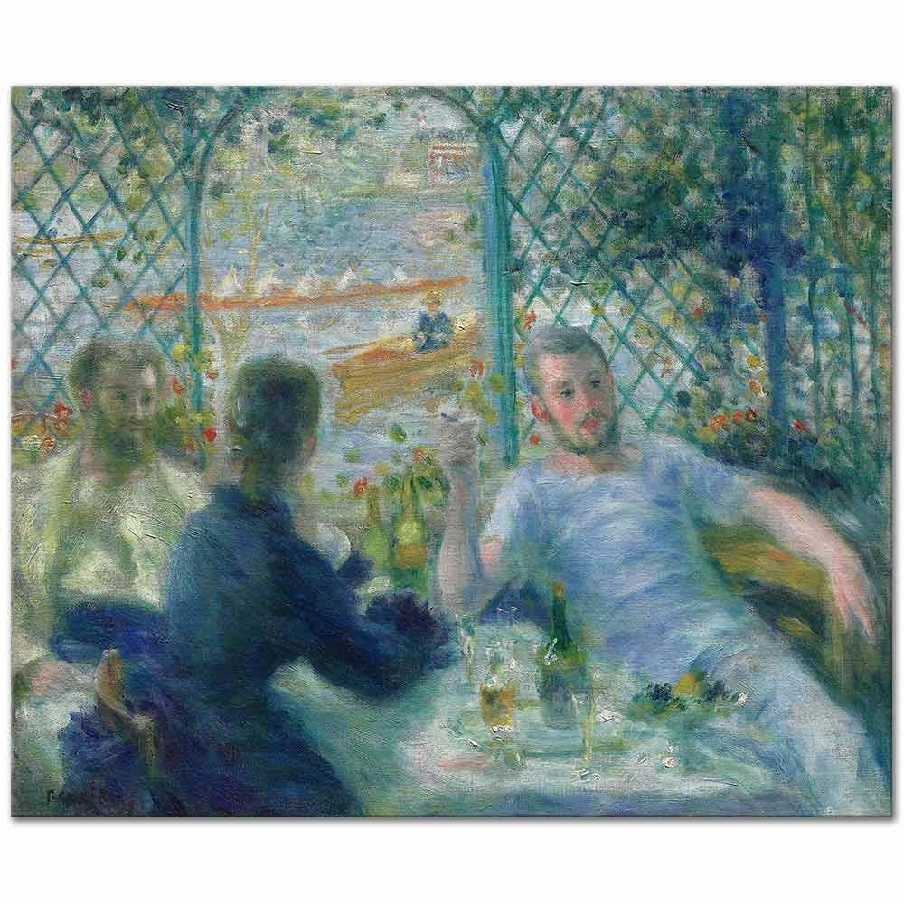 Lunch at the Restaurant Fournaise by Pierre Auguste Renoir as Art Print