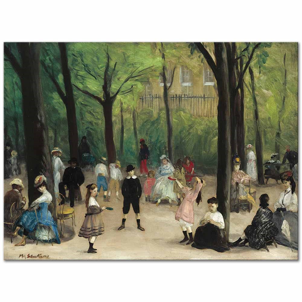 Luxembourg Gardens by William Glackens as Fine Art Print