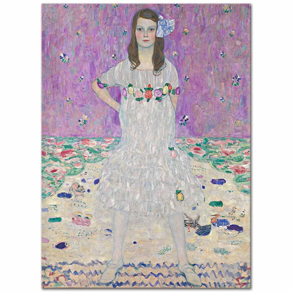 Gustav Klimt Eugenia Primavesi'nin Portresi Kanvas Tablo
