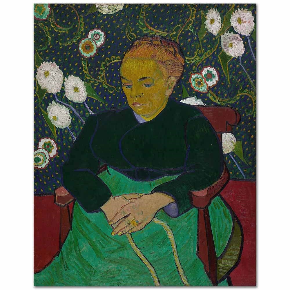 Madame Roulin Rocking the Cradle by Vincent van Gogh as Fine Art Print