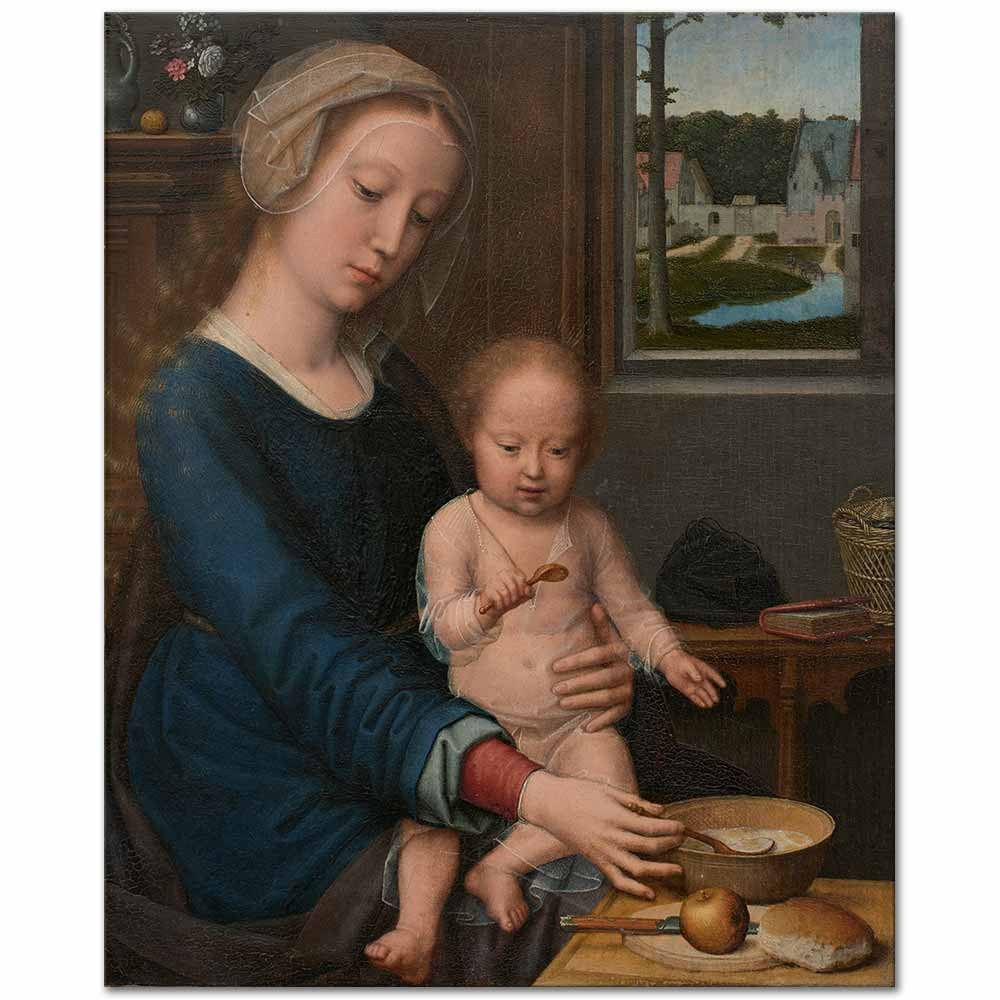 Madonna della Pappa by Gerard David
