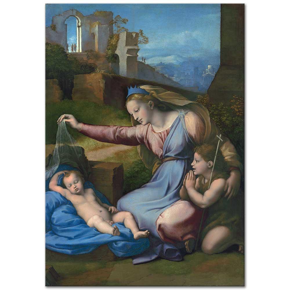 Madonna with the Blue Diadem by Raphael (Gianfrancesco Penni)