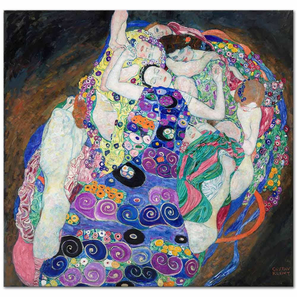 Gustav Klimt Genç Kızlar Kanvas Tablo