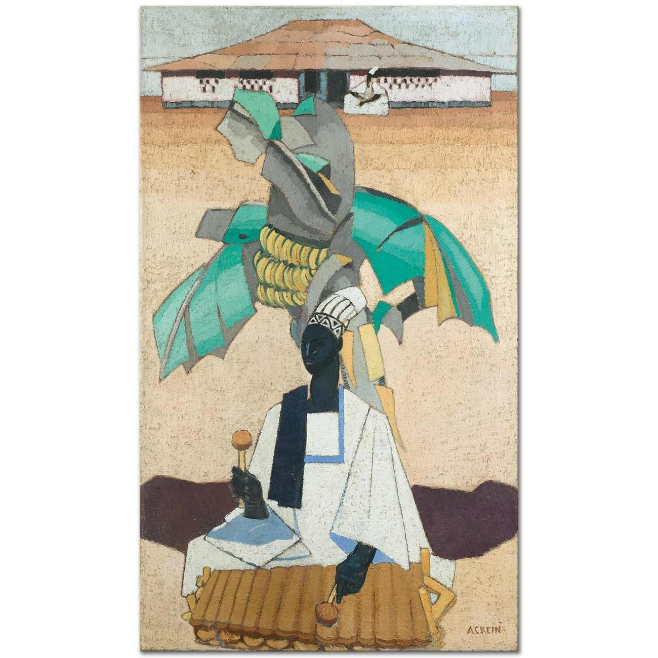 Joueur de Balafon by Marcelle Ackein