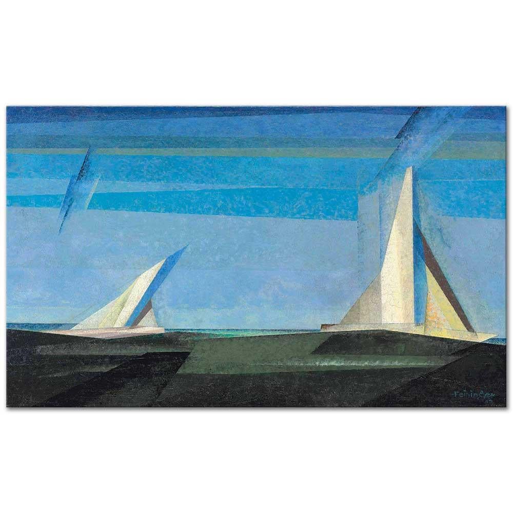 Lyonel Feininger Deniz Kanvas Tablo