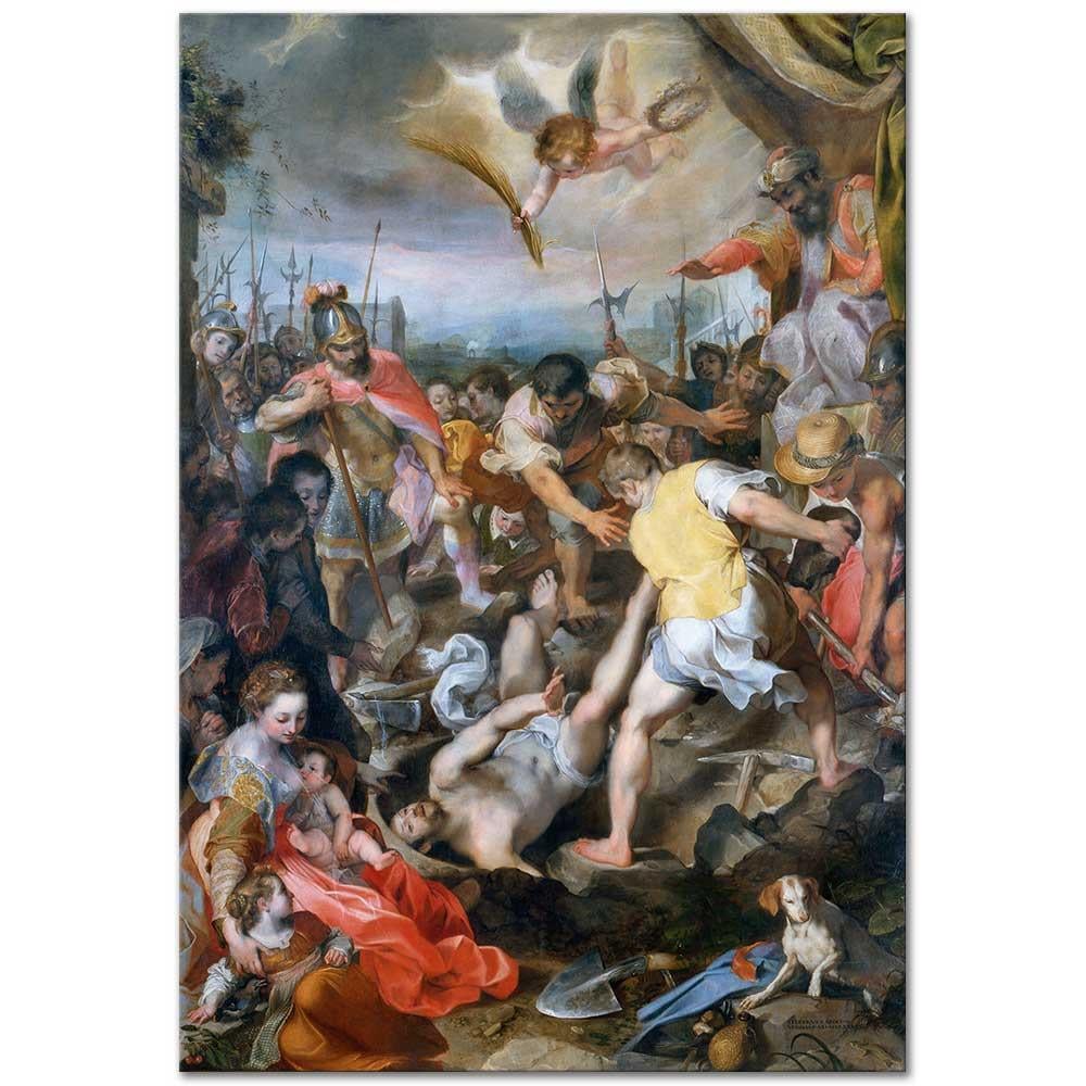 Federico Barocci Aziz Vitalis'in Katledilmesi Kanvas Tablo