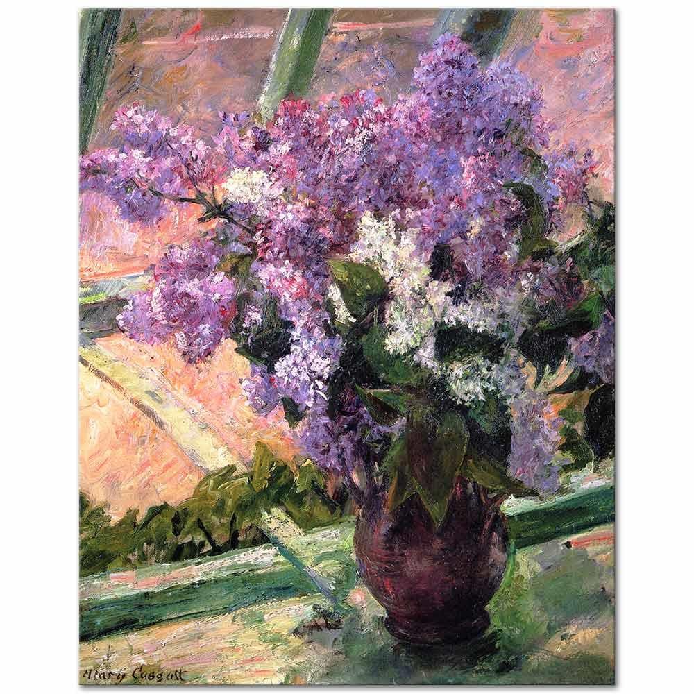 Mary Cassatt Penceredeki Leylaklar Kanvas Tablo