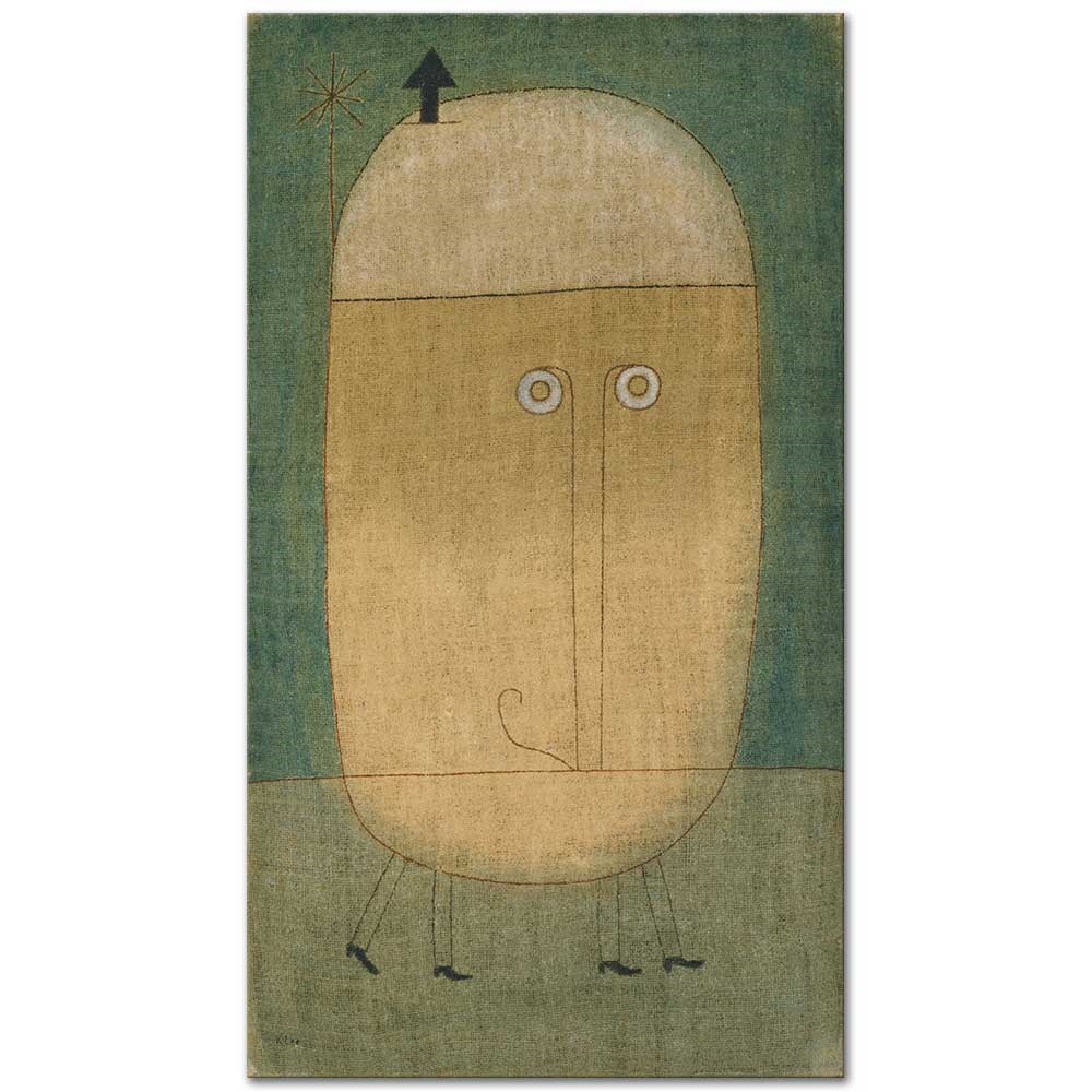 Paul Klee Korkunun Maskesi Kanvas Tablo