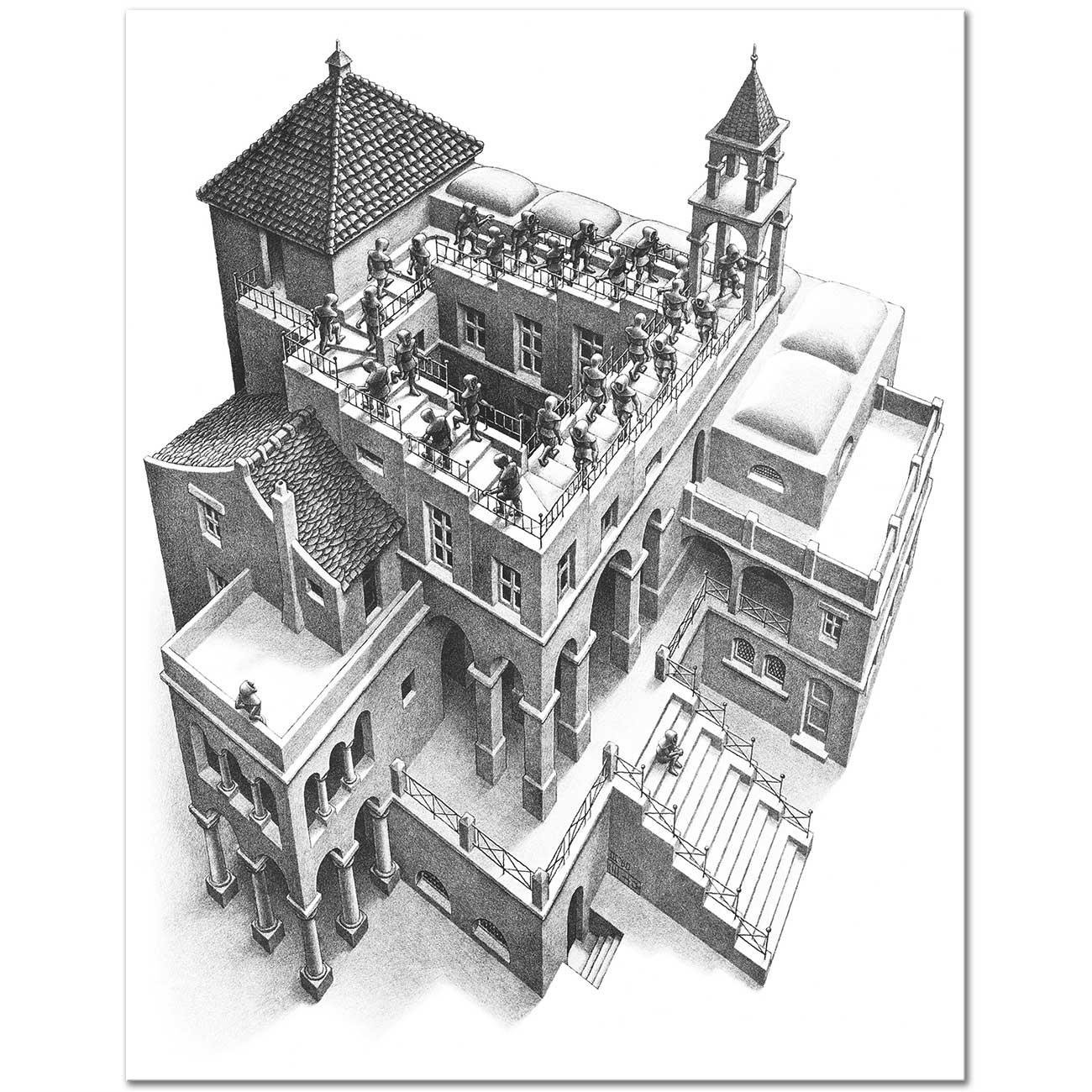 Ascending and Descending by Maurits Cornelis Escher