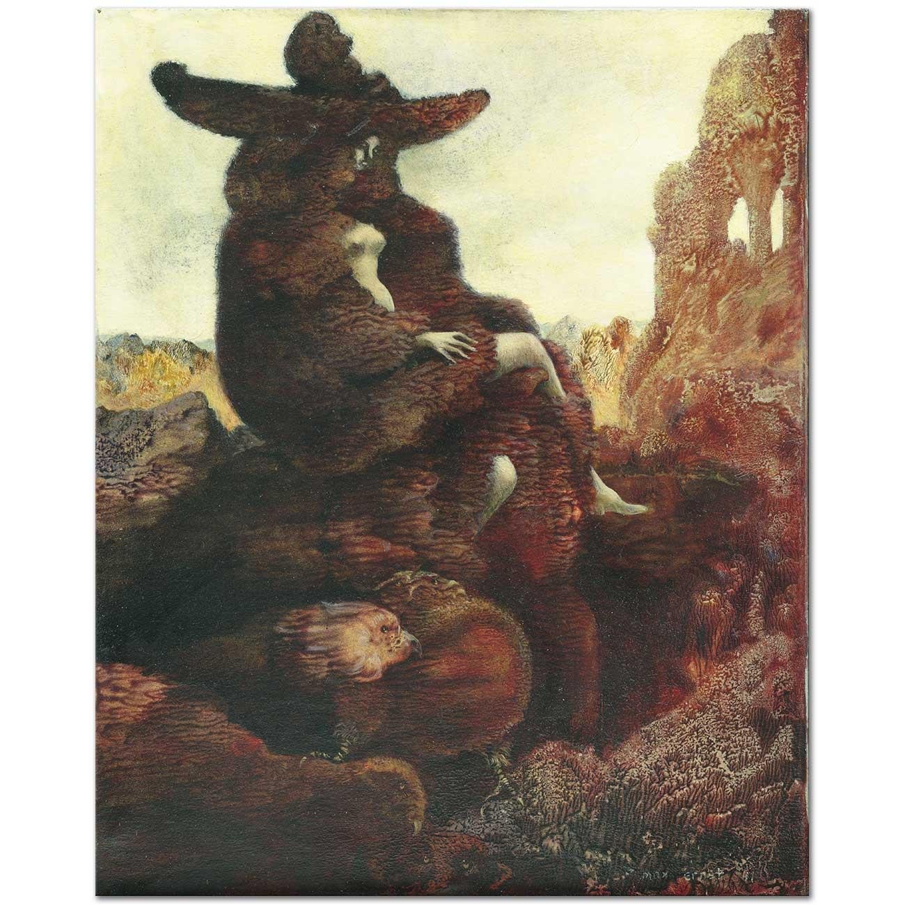Max Ernst Alice 1941'de Kanvas Tablo