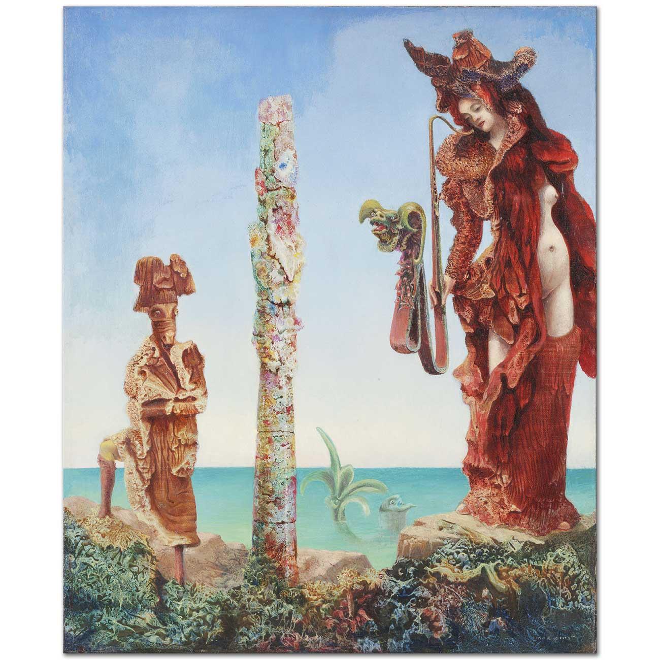 Napoleon in the Wilderness by Max Ernst