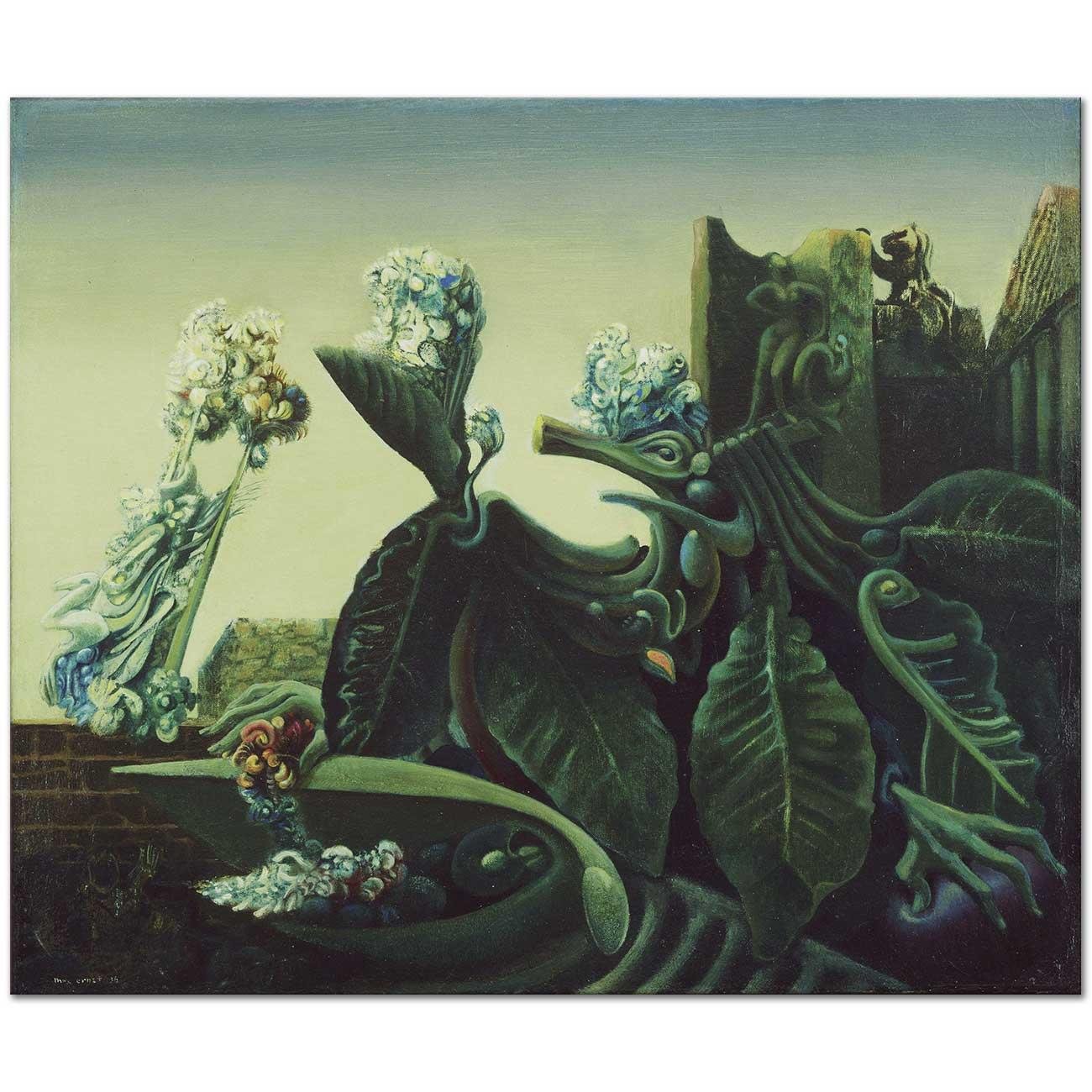 Max Ernst Su Perisinin Yankısı Kanvas Tablo