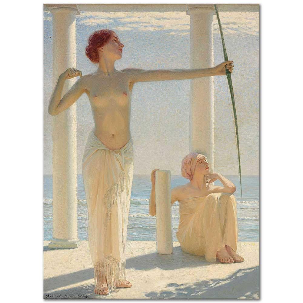 Max Nonnenbruch Okçu Kanvas Tablo