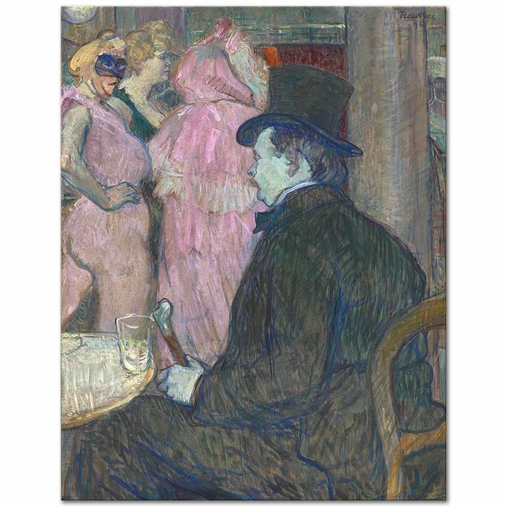 Henri de Toulouse-Lautrec Maxime Dethomas Kanvas Tablo