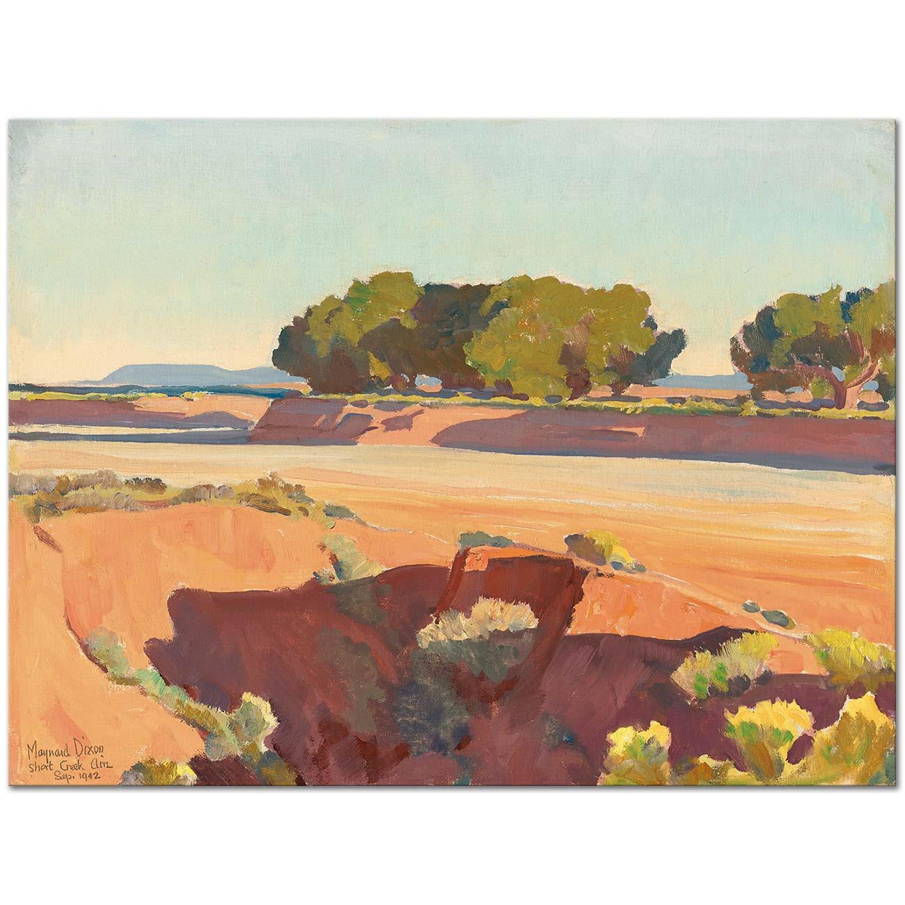 Maynard Dixon Shadows on Short Creek Art Print