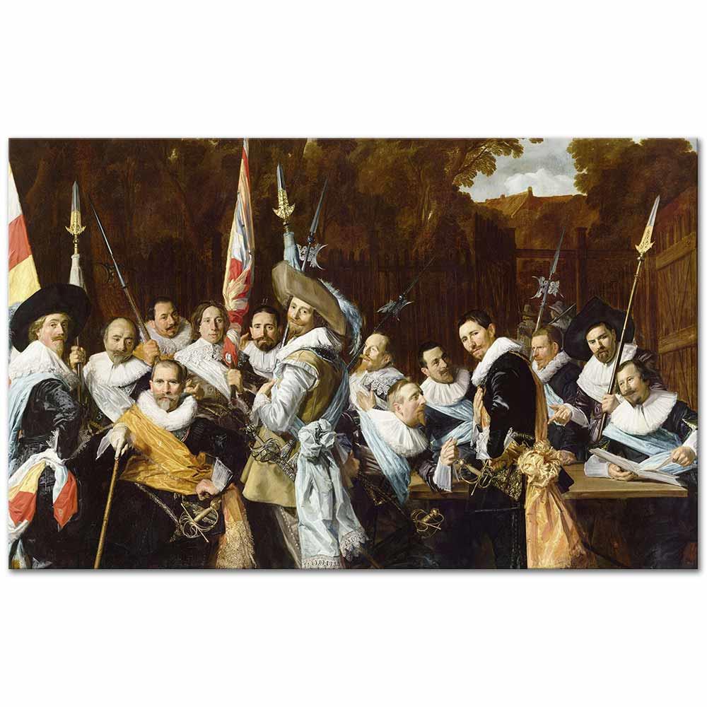 Frans Hals Memurların Toplantısı Kanvas Tablo