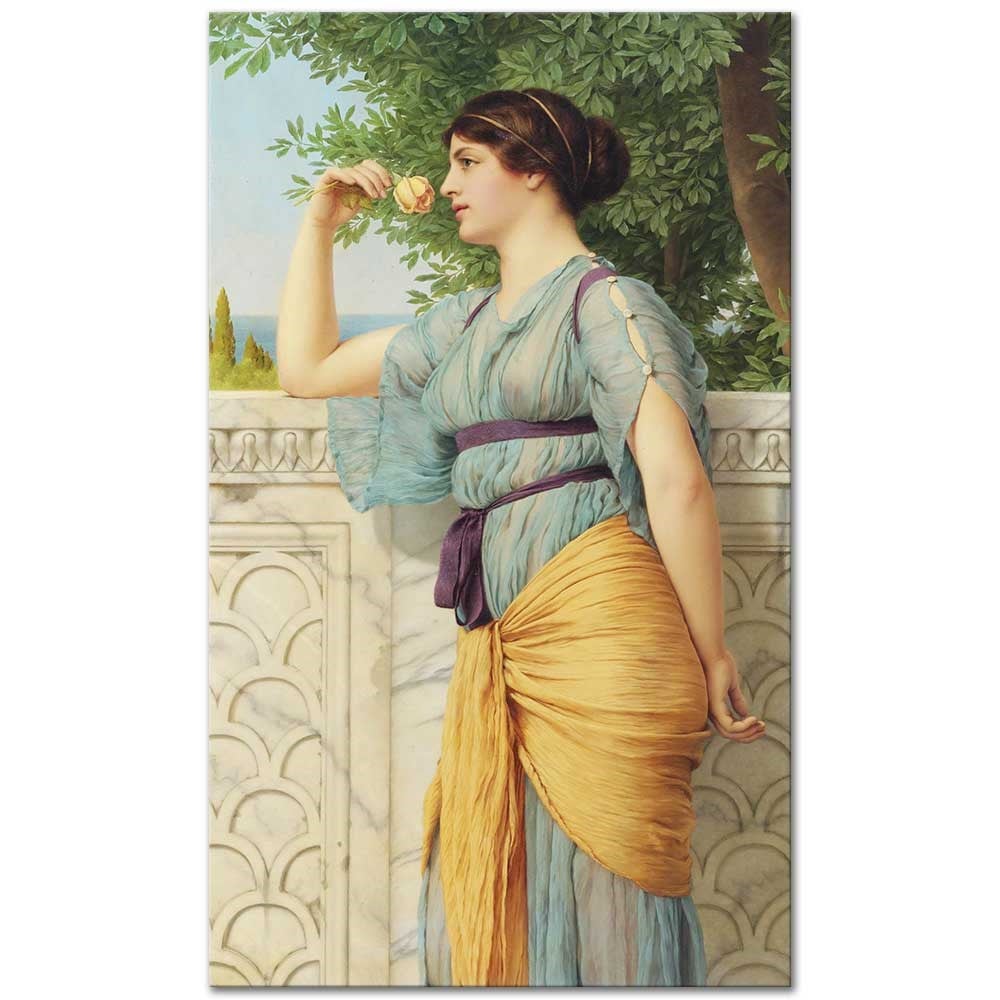 John William Godward Anılar Kanvas Tablo