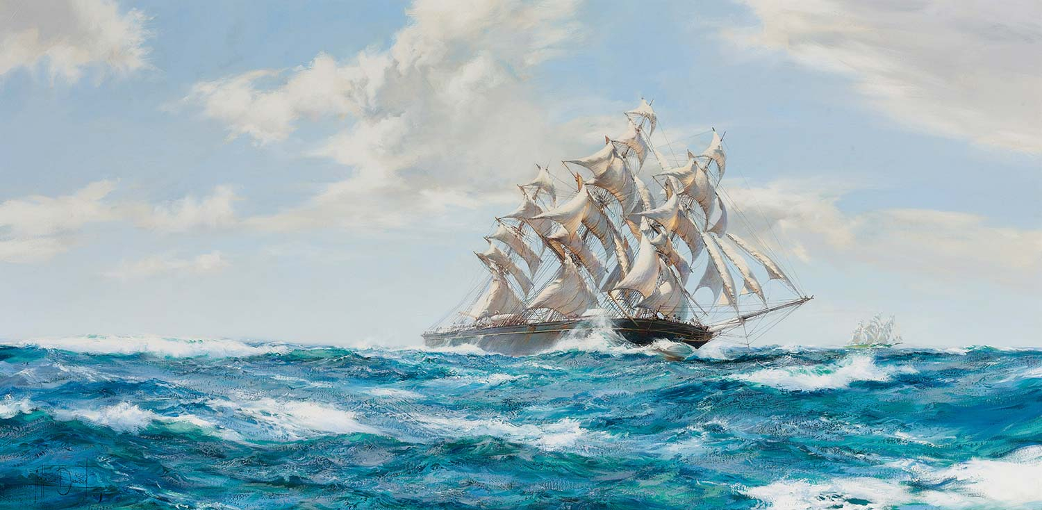 Sailing Ship by Montague Dawson