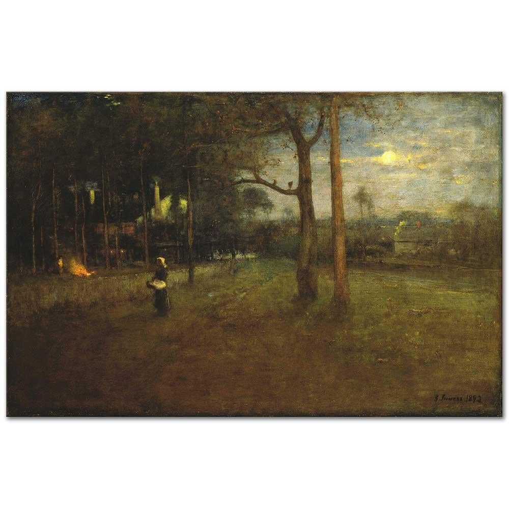 George Inness Mehtapta Tarpon Florida Kanvas Tablo