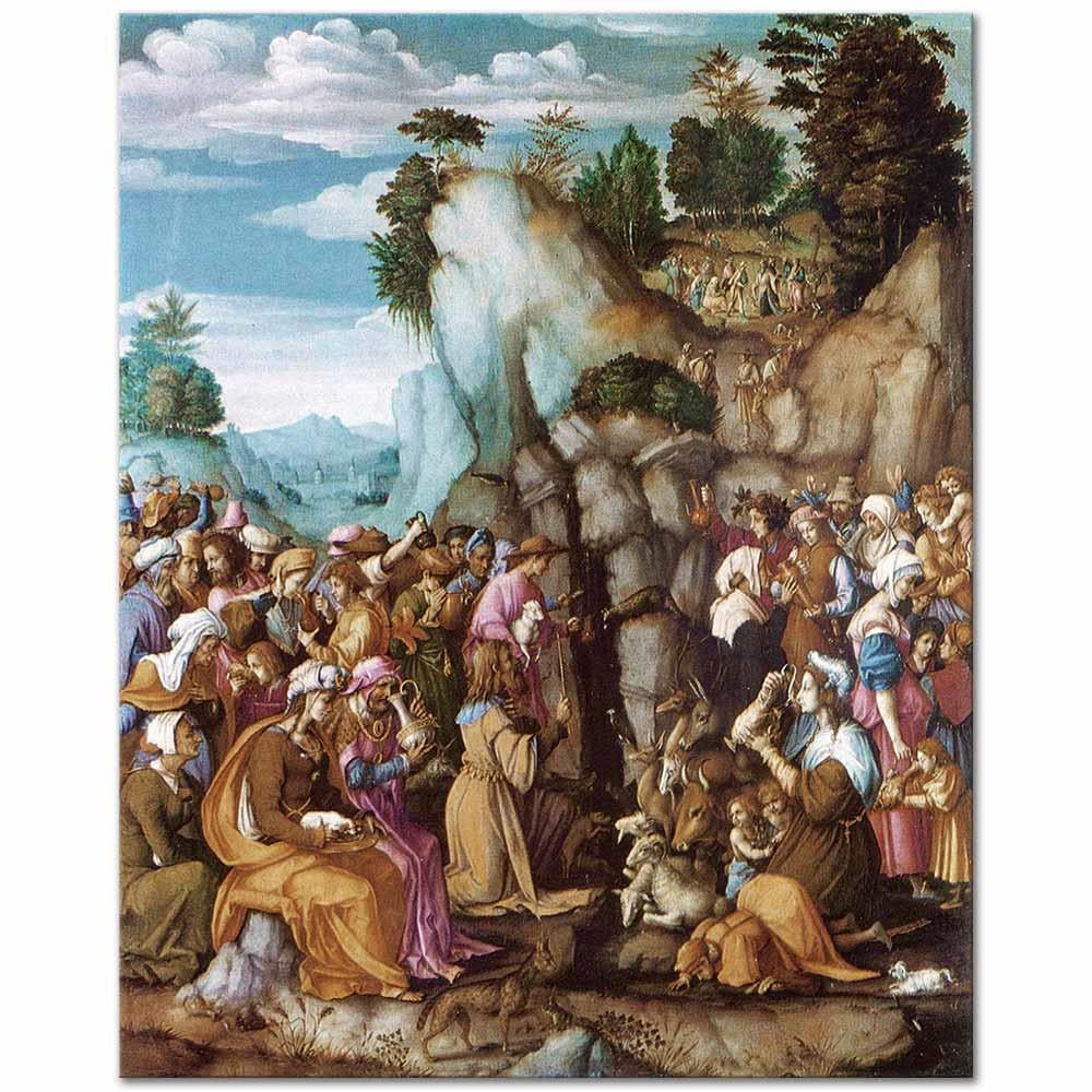 Moses Striking the Rock by Francesco Bacchiacca