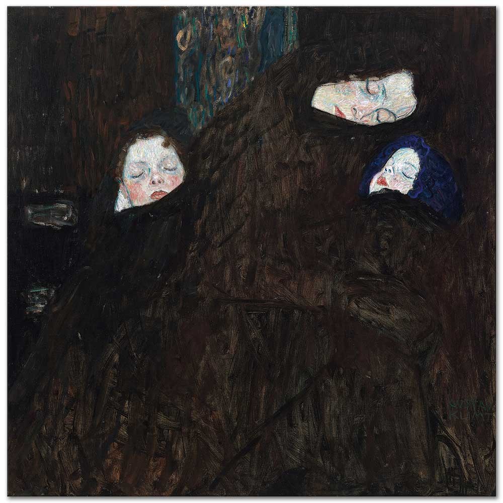 Mother with two Children by Gustav Klimt