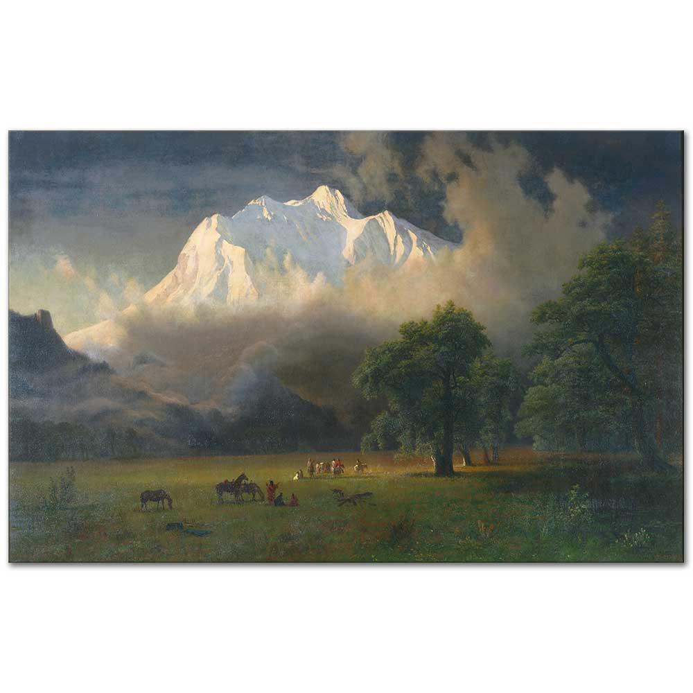 Albert Bierstadt Adams Dağı Washington Kanvas Tablo