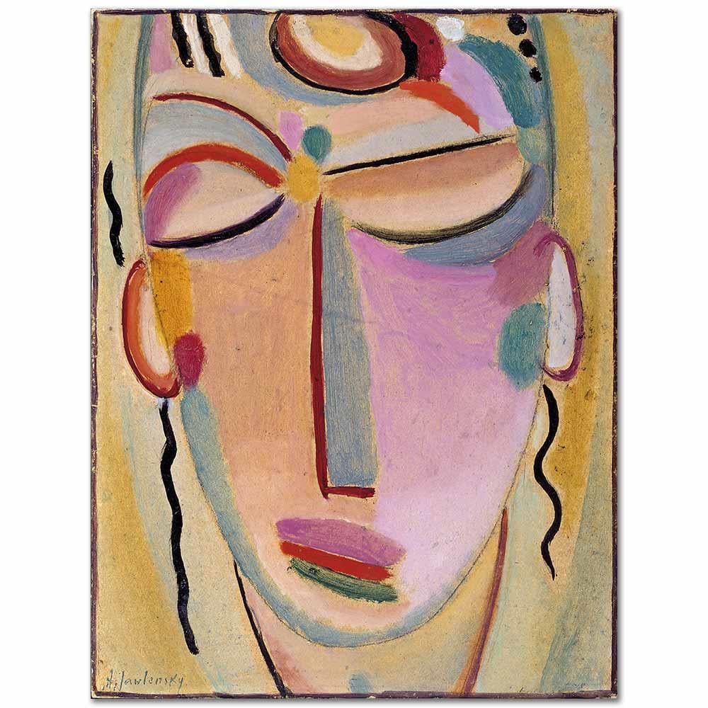 Alexej von Jawlensky Mistik Kafa Meditasyon Kanvas Tablo