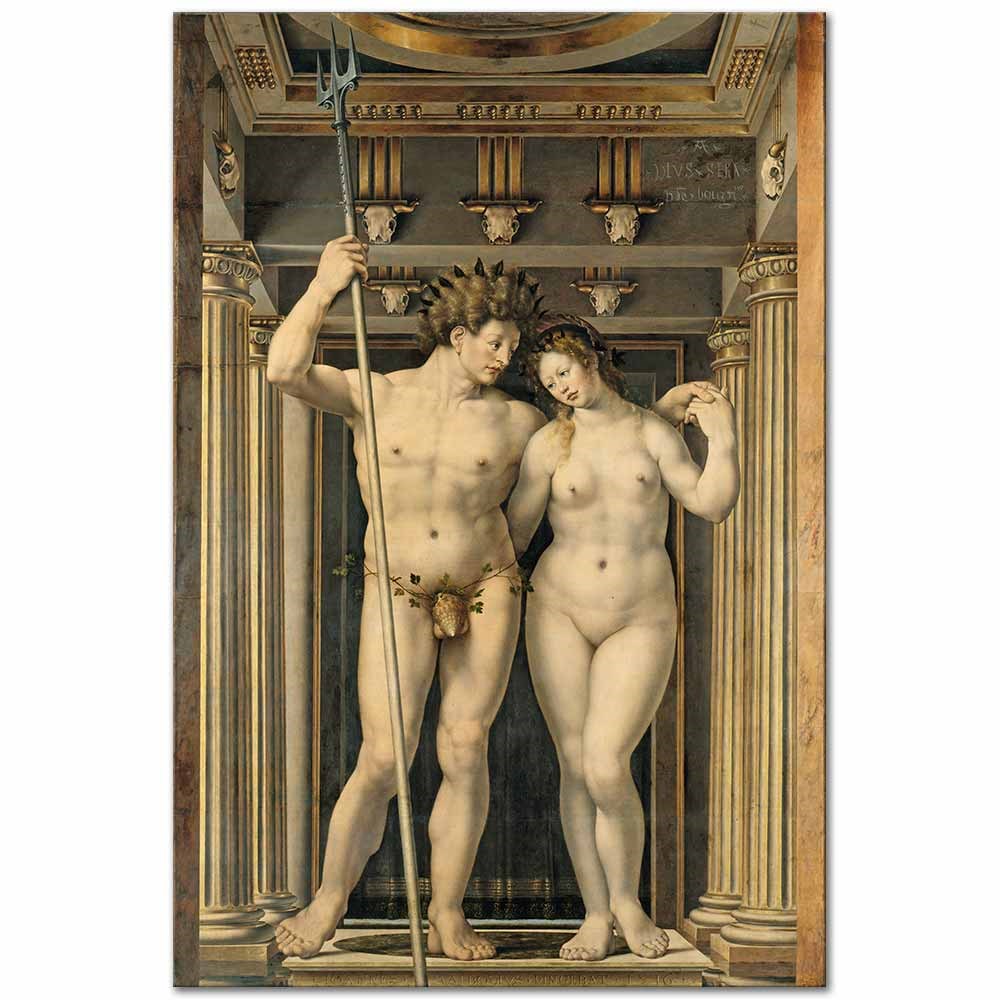 Jan Gossaert Neptune ve Amphitrite Kanvas Tablo